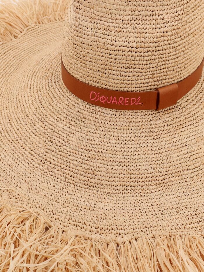 Dsquared2 Summer Lovers Natural Rafia Hat