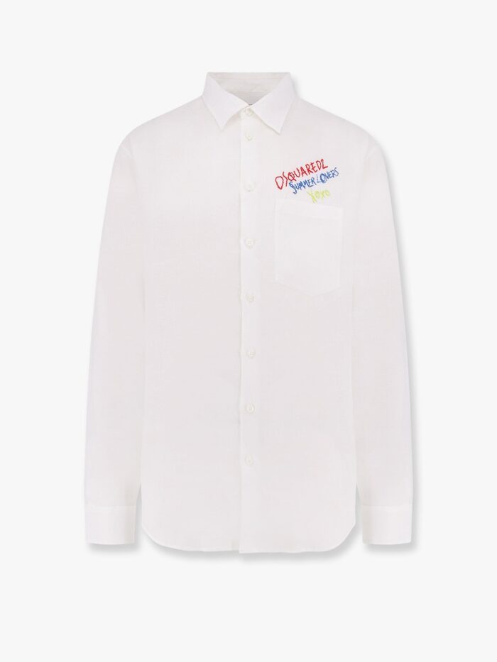 Dsquared2 Summer Lovers Oversized Linen Shirt