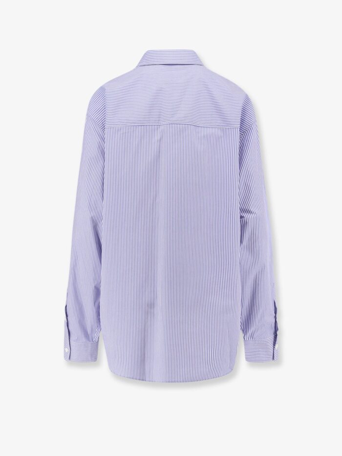 Dsquared2 Summer Lovers Oversized Striped Cotton Shirt
