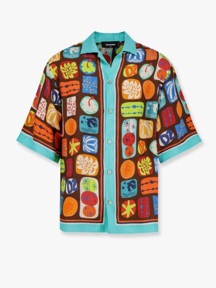 Dsquared2 Summer Lovers Silk Shirt