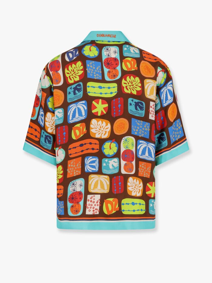 Dsquared2 Summer Lovers Silk Shirt