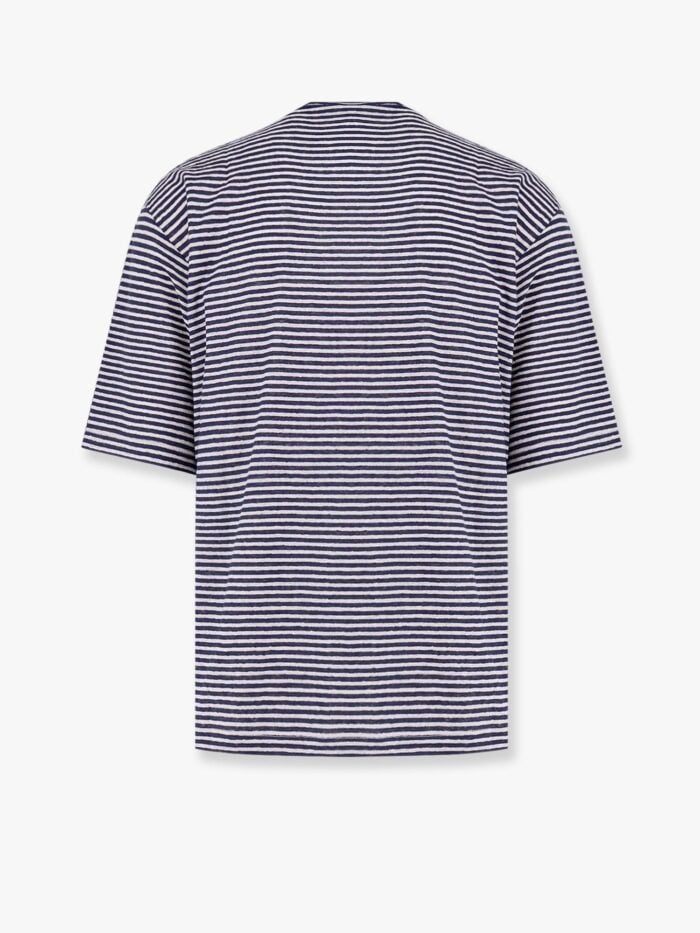 Dsquared2 Summer Lovers Striped Linen T-shirt