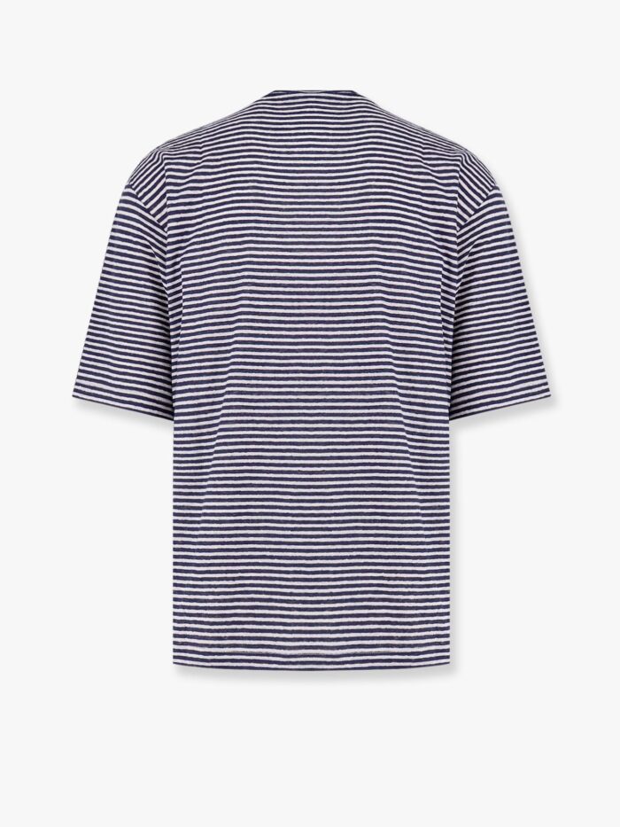 Dsquared2 Summer Lovers Striped Linen T-shirt