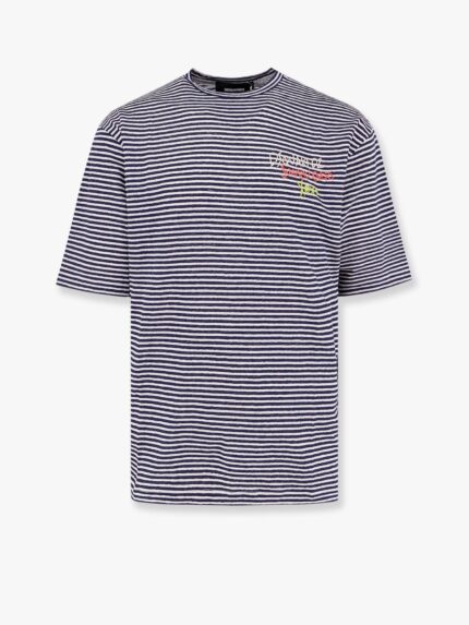 Dsquared2 Summer Lovers Striped Linen T-shirt