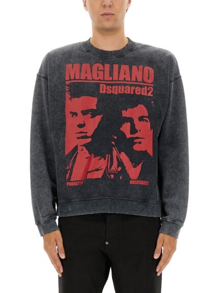 DSquared2 SWEATSHIRT WITH PRINT