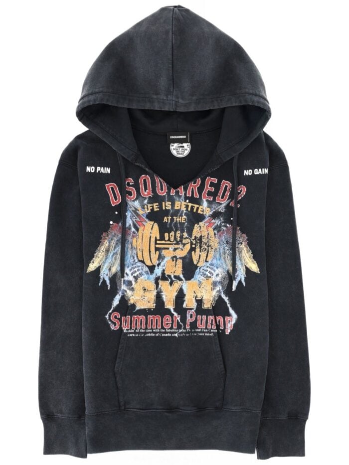 DSquared2 SWEATSHIRT WITH PRINT