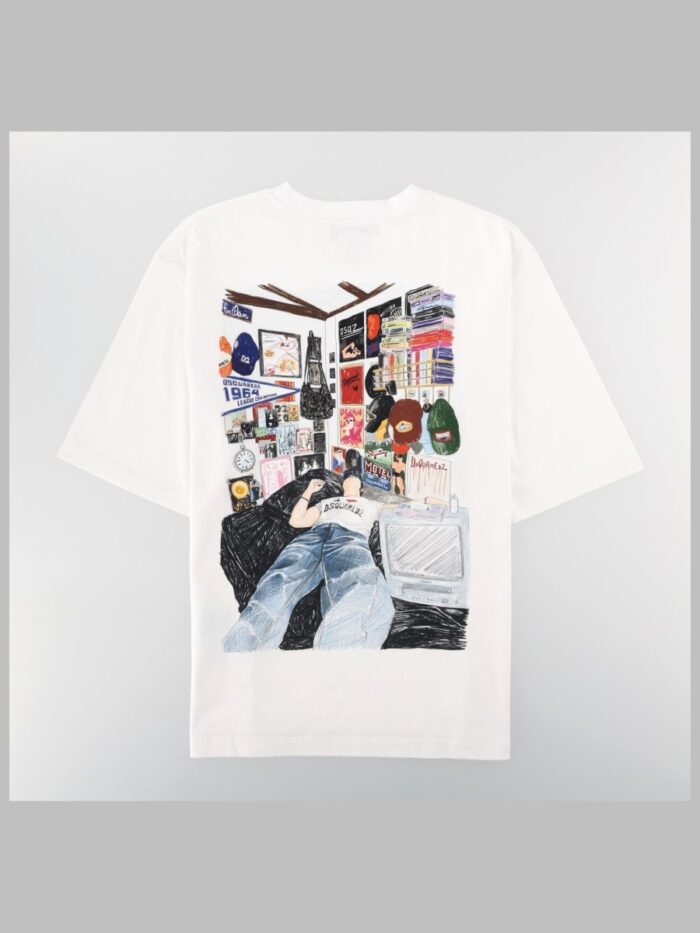 DSquared2 T-SHIRT CON STAMPA