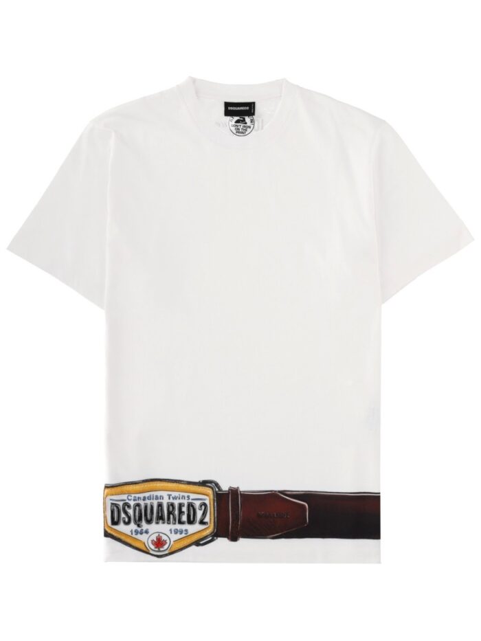 DSquared2 T-SHIRT "ICONIQUE" CON STAMPA