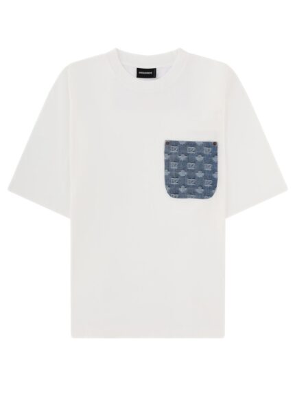 DSquared2 T-SHIRT WITH LOGO POCKET