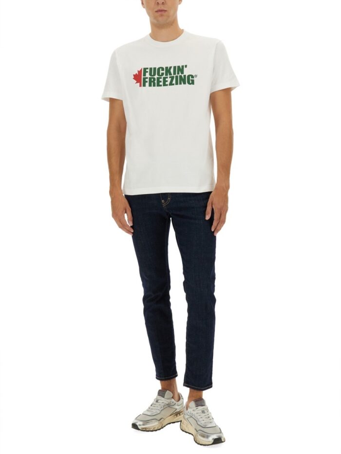 DSquared2 T-SHIRT WITH PRINT