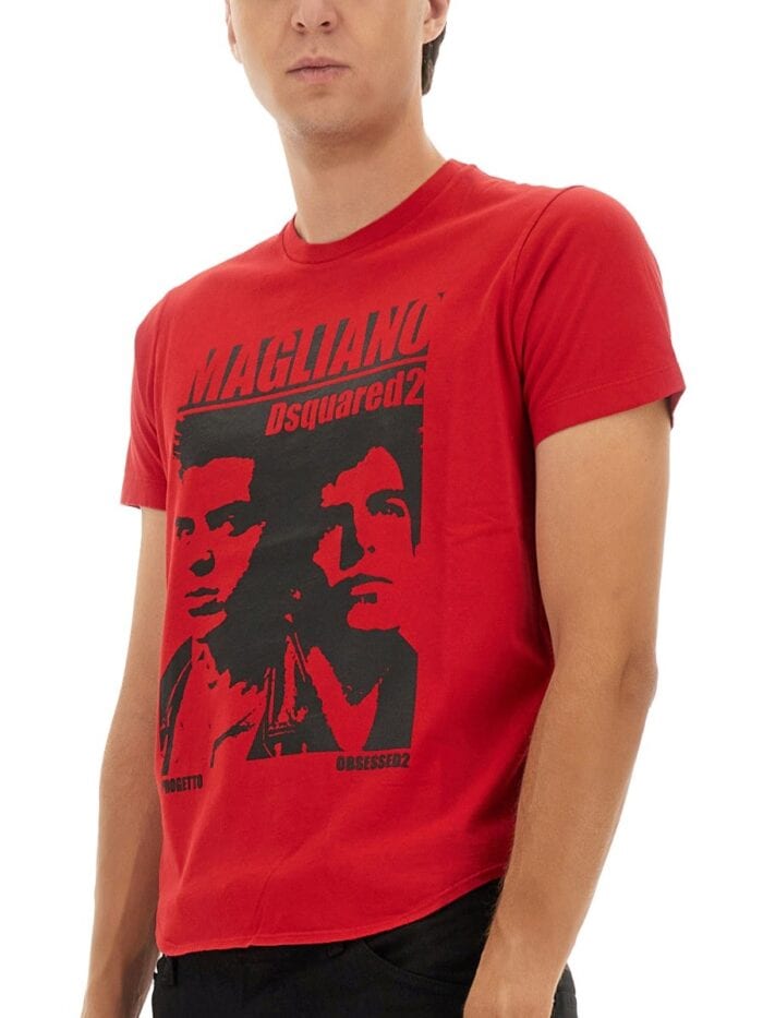 DSquared2 T-SHIRT WITH PRINT