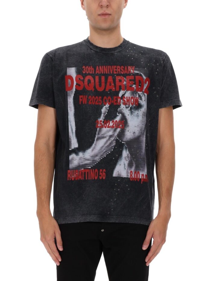 DSquared2 T-SHIRT WITH PRINT