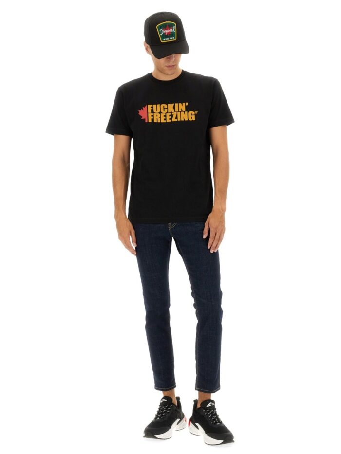 DSquared2 T-SHIRT WITH PRINT