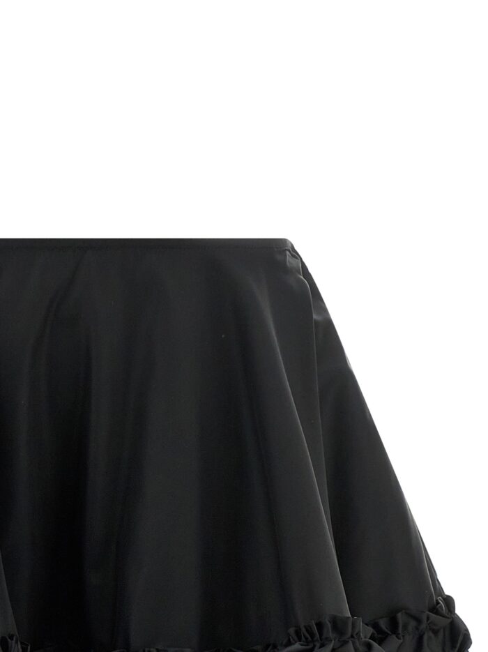 GANNI 'Duchesse Nylon Mini Frill' Skirt