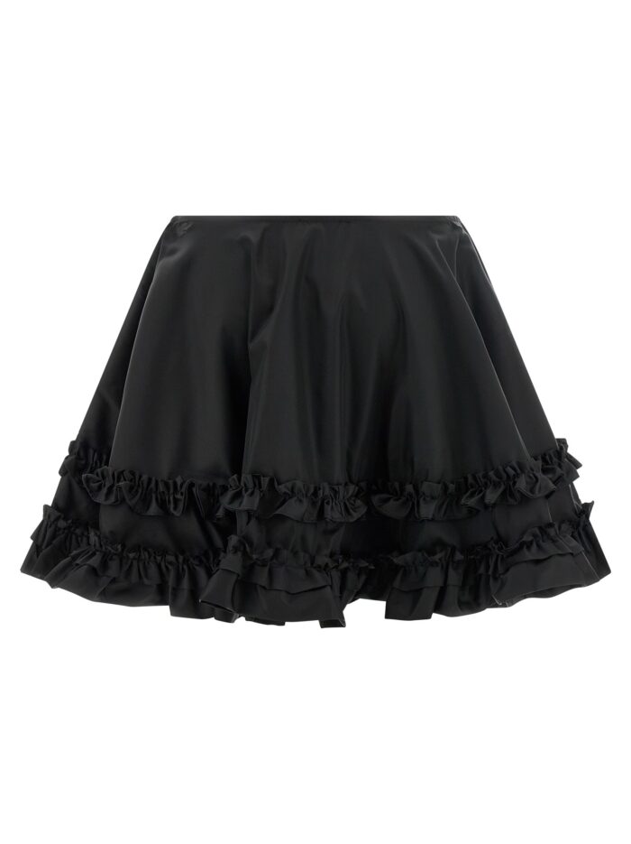 GANNI 'Duchesse Nylon Mini Frill' Skirt