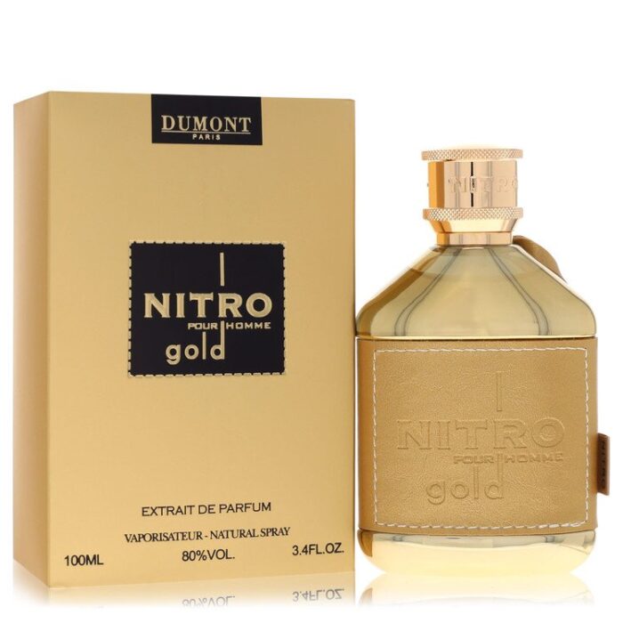 Dumont Nitro Gold By Dumont Paris - Extrait De Parfum Spray 3.4 Oz - Image 1