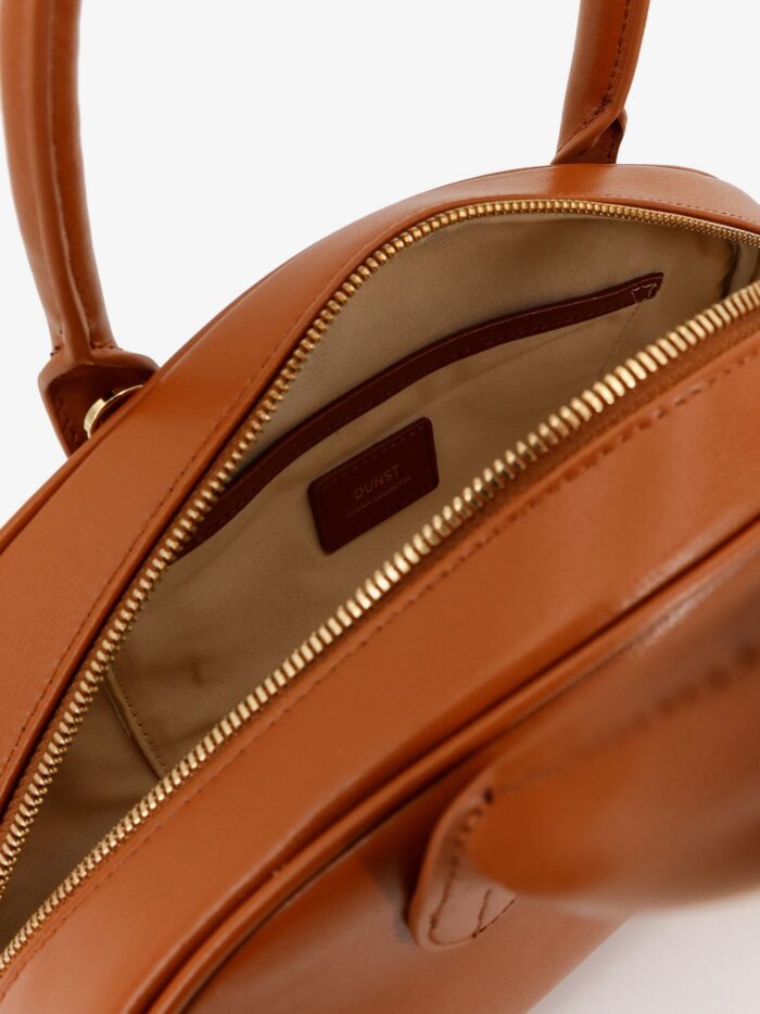 DUNST Classic Bowling Leather Shoulder Bag
