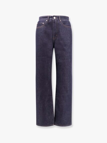 DUNST Cotton Jeans With Back Logo Patch