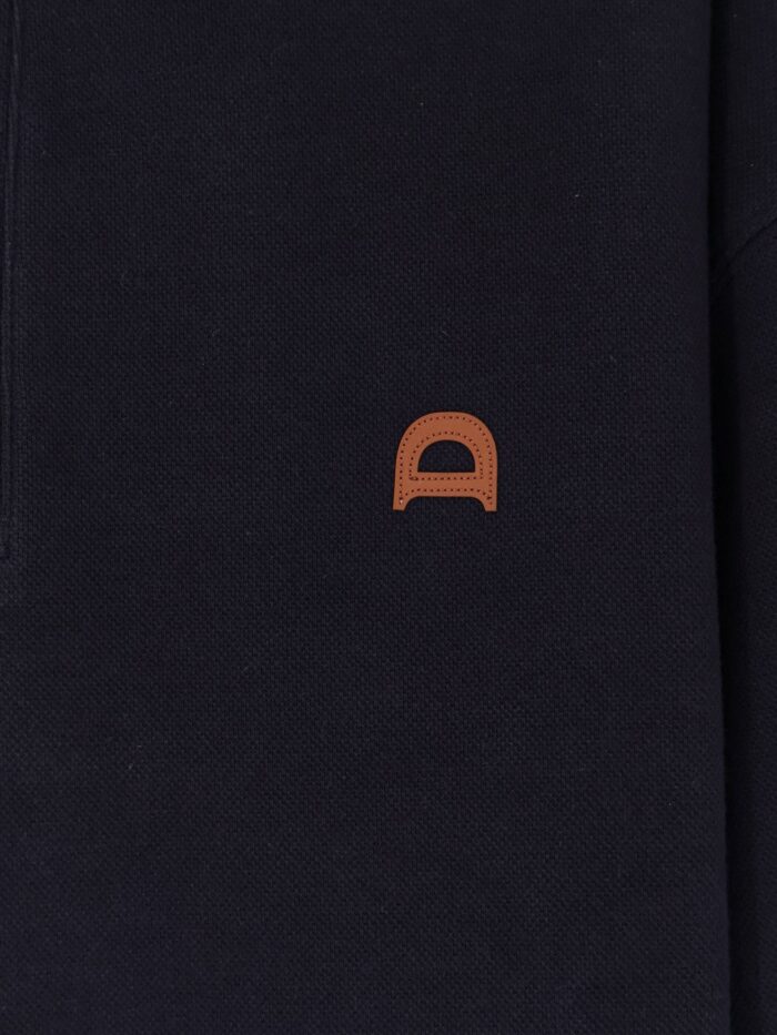 DUNST Cotton Polo Shirt With Logo Patch