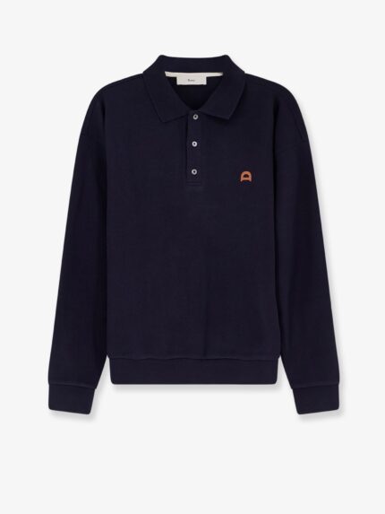 DUNST Cotton Polo Shirt With Logo Patch