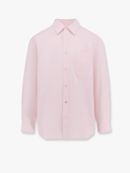 DUNST Cotton Shirt With One Applied Breast Pocket