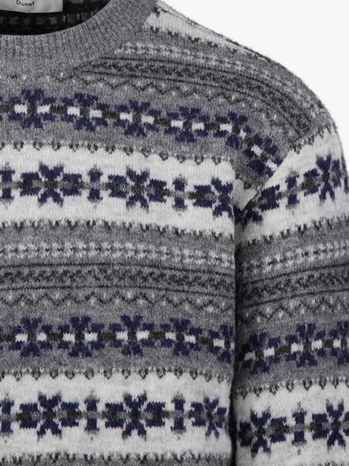 DUNST Fairisle Wool Blend Sweater