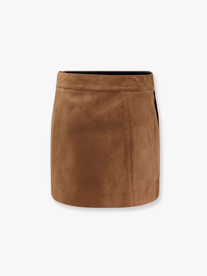 DUNST Faux Leather Mini Skirt