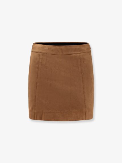DUNST Faux Leather Mini Skirt