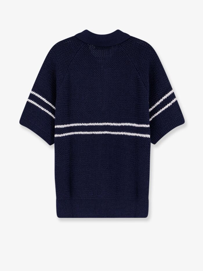 DUNST Half-Zip Cotton Blend Sweater