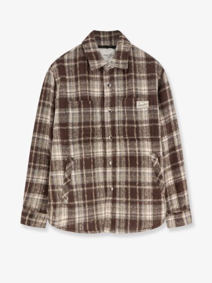 DUNST Madras Pattern Flannel Jacket