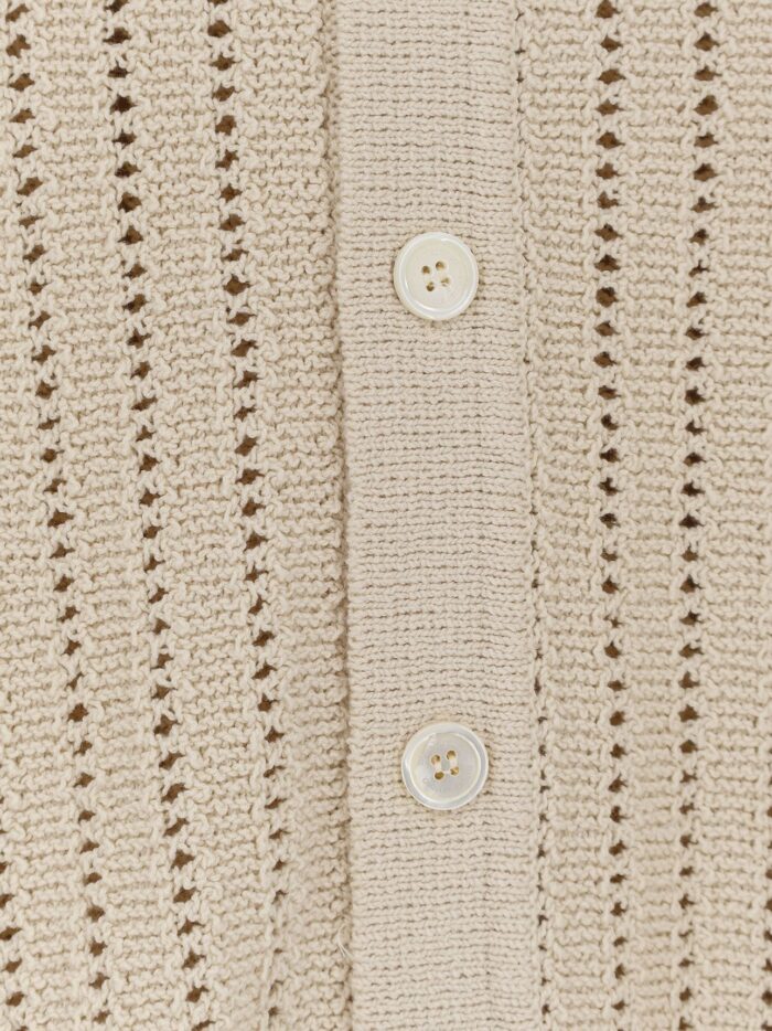 DUNST Openwork Cotton Cardigan