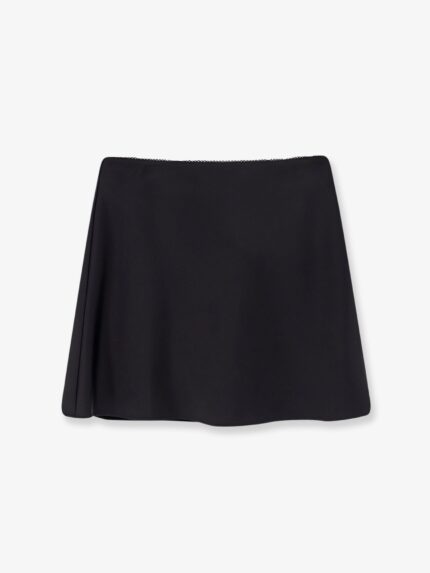 DUNST Satin Skirt With Shorts
