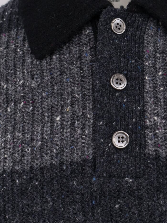 DUNST Unisex Chunky Rugby Wool Blend Sweater