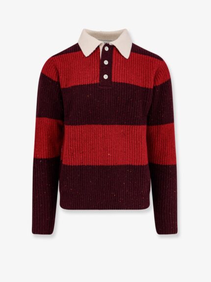 DUNST Unisex Chunky Rugby Wool Blend Sweater