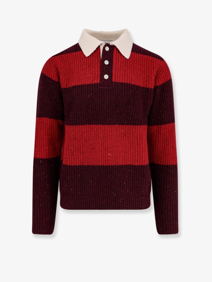 DUNST Unisex Chunky Rugby Wool Blend Sweater
