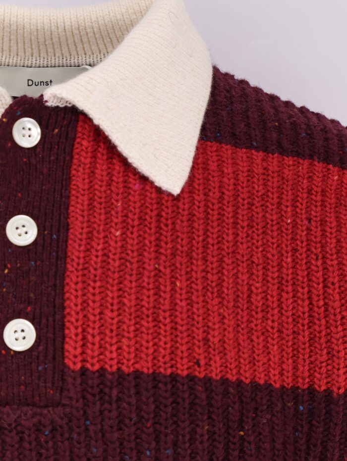 DUNST Unisex Chunky Rugby Wool Blend Sweater