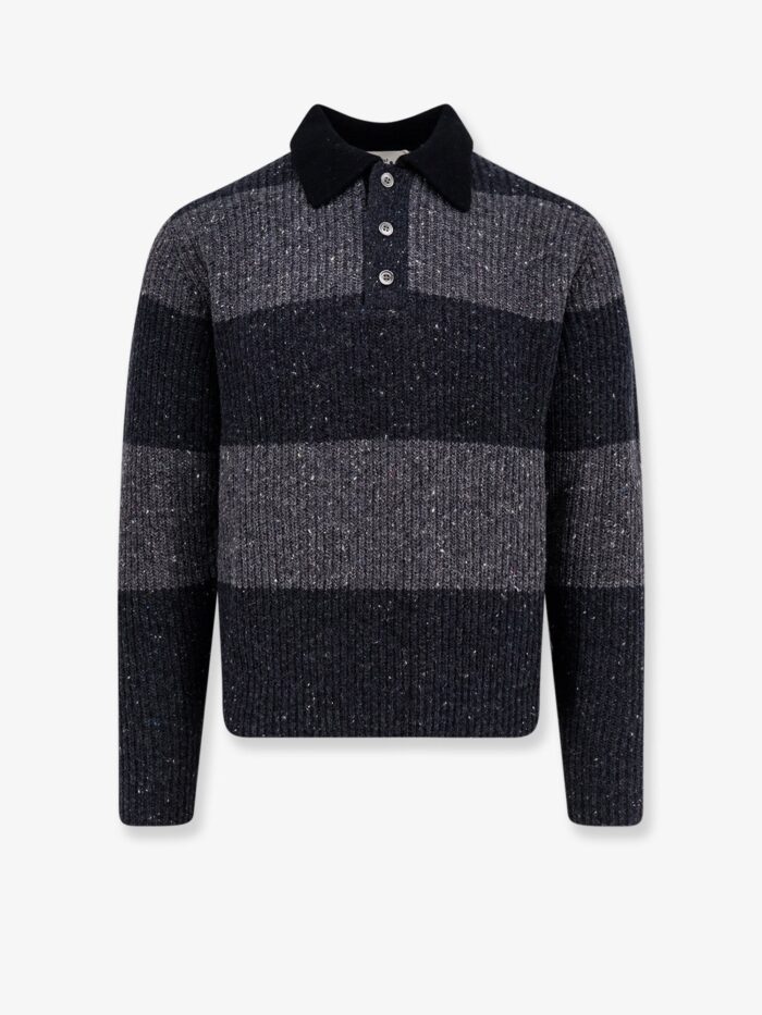 DUNST Unisex Chunky Rugby Wool Blend Sweater