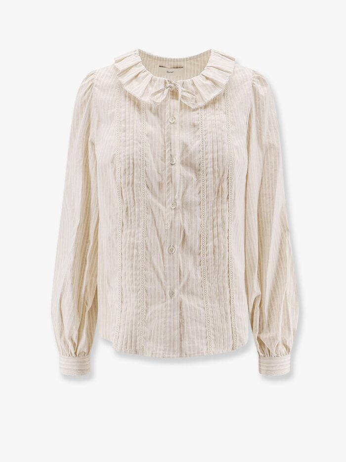 DUNST Vintage Striped Cotton Shirt