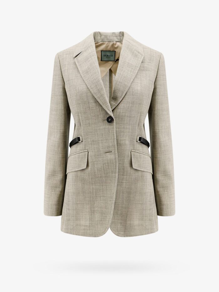 DURAZZI MILANO Tailored Virgin Wool Blazer