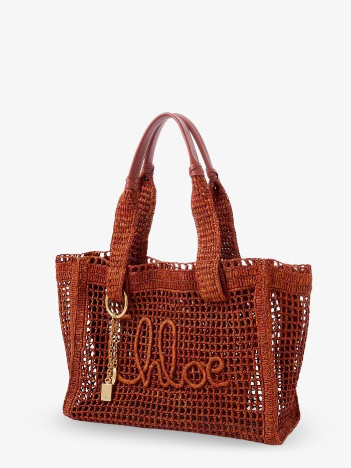 CHLOE' East-West Summer Banana Raffia Shoulder Bag
