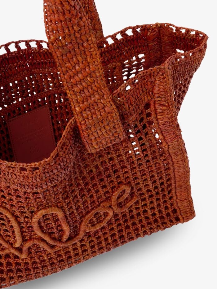 CHLOE' East-West Summer Banana Raffia Shoulder Bag