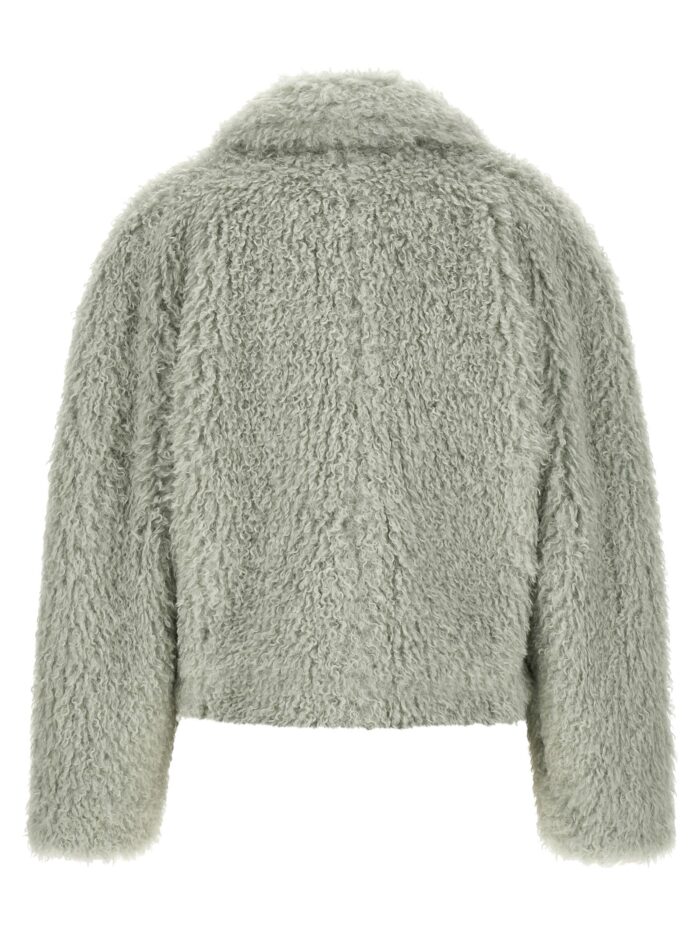 VINCE Eco-fur Crop Jacket