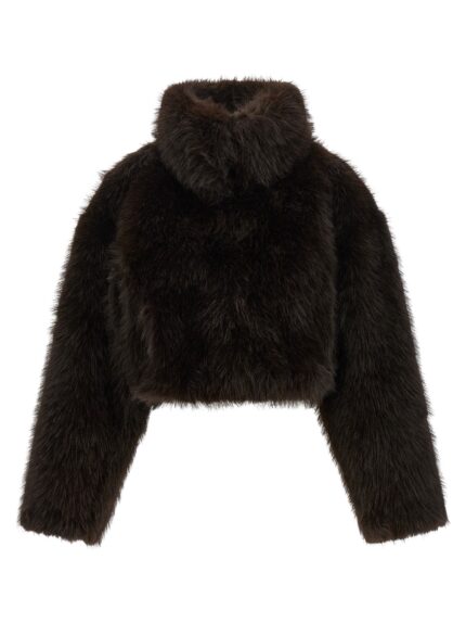 ROTATE BIRGER CHRISTENSEN Eco-fur Short Jacket