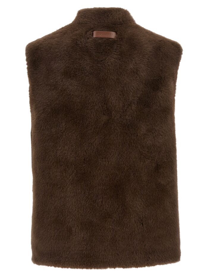 LOU ANDREA Eco-fur Vest