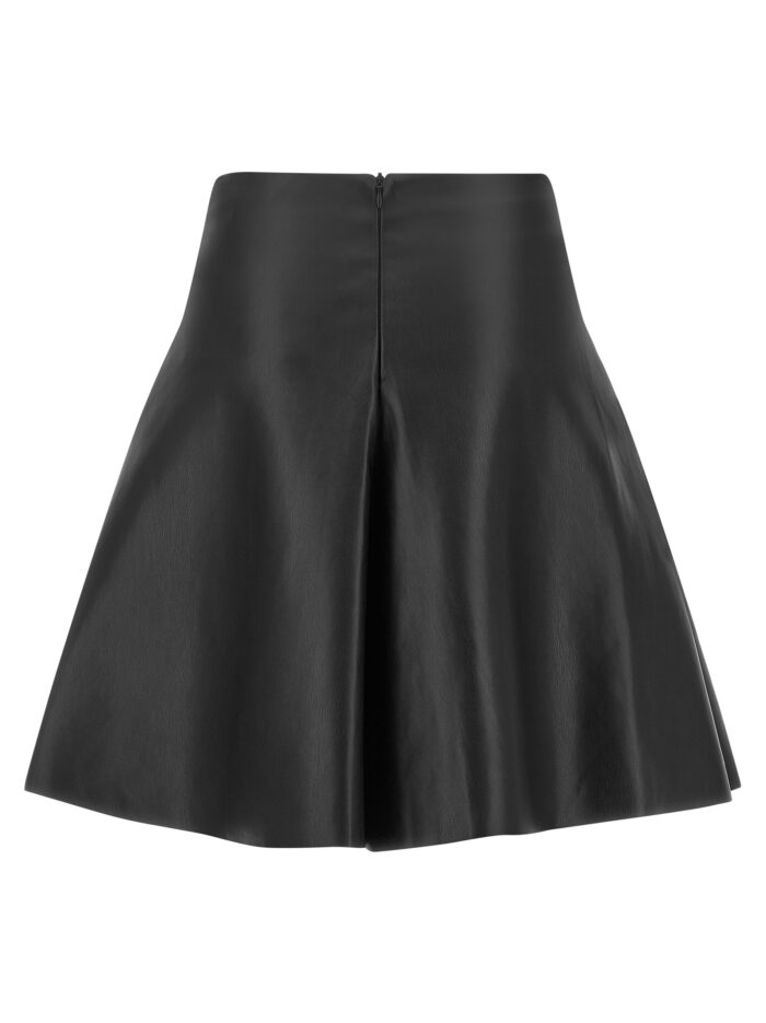 NUDE Eco-leather Full Skirt