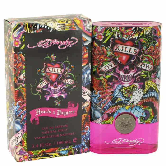 Ed Hardy Hearts & Daggers By Christian Audigier - Eau De Parfum Spray 3.4 Oz