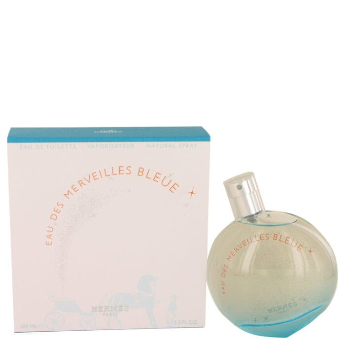 Eau Des Merveilles Bleue By Hermes - Eau De Toilette Spray 3.4 Oz