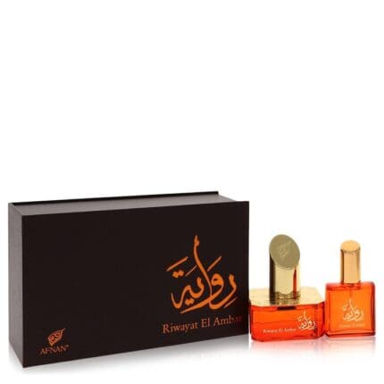 Riwayat El Ambar By Afnan - Eau De Parfum Spray + Free .67 Oz Travel EDP Spray 1.7 Oz