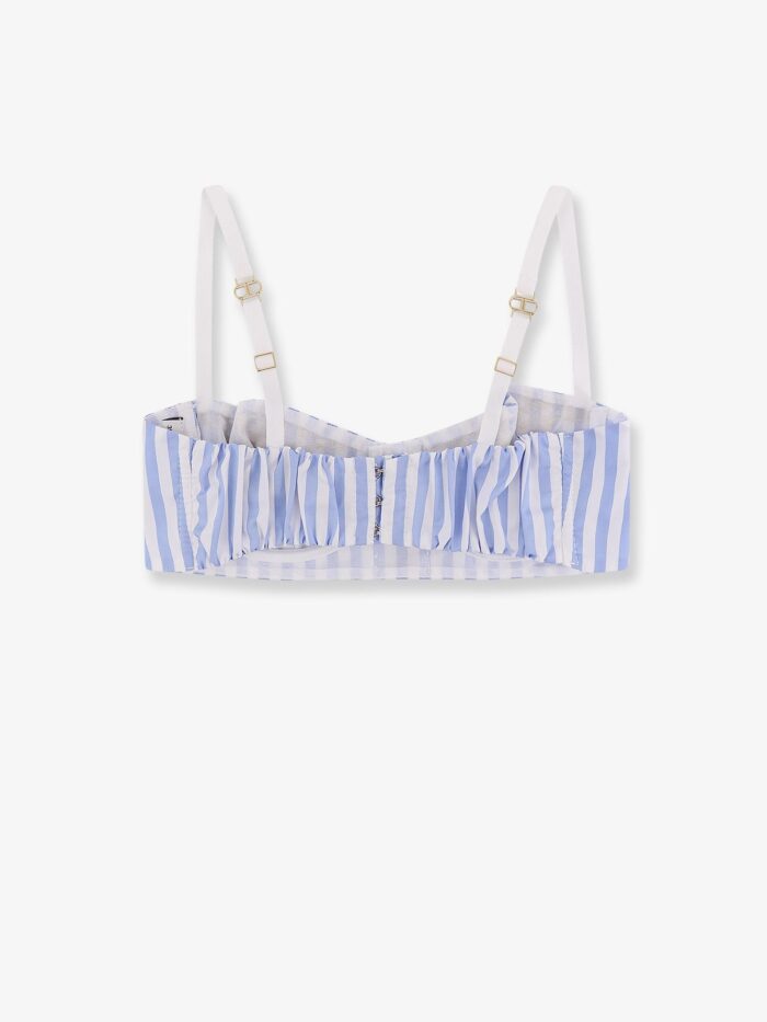 Elisabetta Franchi Beha Striped Cotton Top