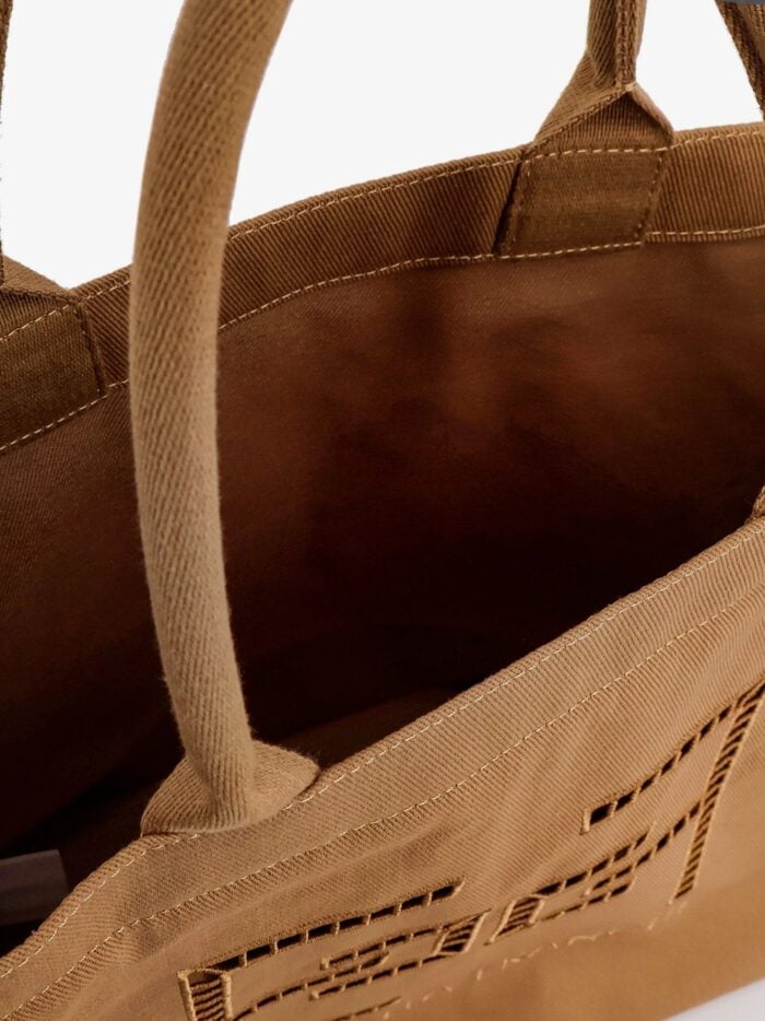 Elisabetta Franchi Canvas Shoulder Bag With Logo